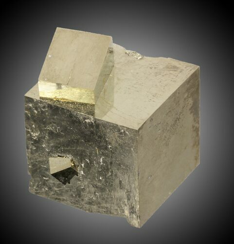 Wide Pyrite Cube Cluster - Navajun, Spain #31025